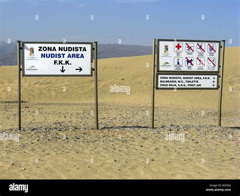 FKK Strand Maspalomas Stockfoto Bild 19625595 Alamy