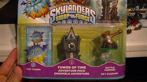 Skylanders Swap Force Tower Of Time Adventure Pack Unboxing Youtube