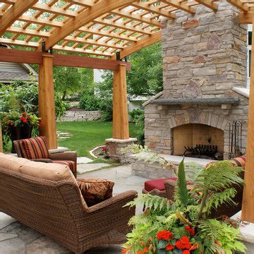 75 Stone Patio with a Pergola Ideas You'll Love - December, 2024 | Houzz