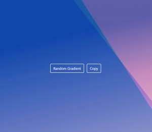create random gradient generator  javascript css
