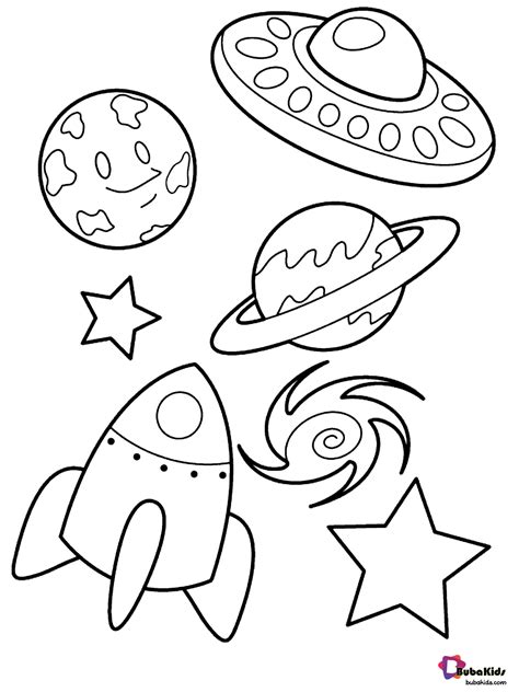 Printable Outer Space Coloring Pages Printable Templates