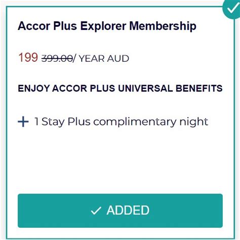 Get Half Price Accor Plus Explorer Membership Save 200 Pointshq