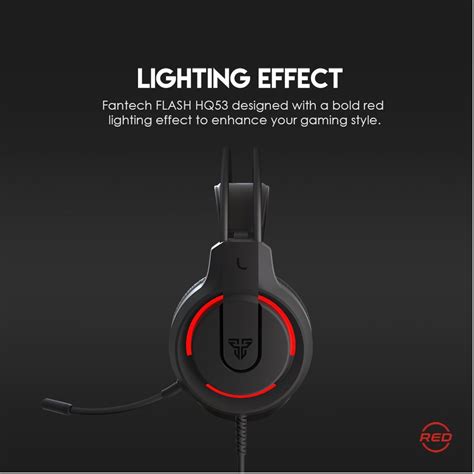 Fantech Hq Flash Lightweight Wired Gaming Headset Thunder Match