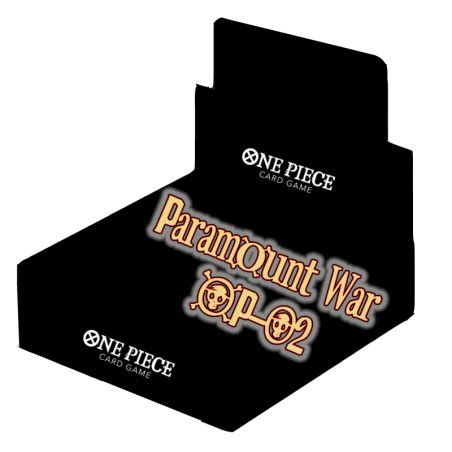 One Piece Card Game Paramount War Booster Box