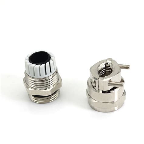 Nickel Plated Brass Cable Gland Jx M Dl Series Yueqing Jixiang