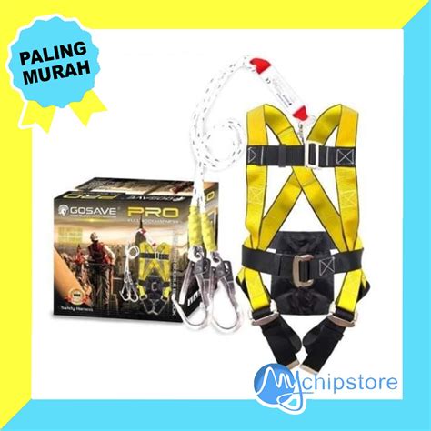 Jual Safety Belt Berkualitas Import Full Body Hardness Gosave Body