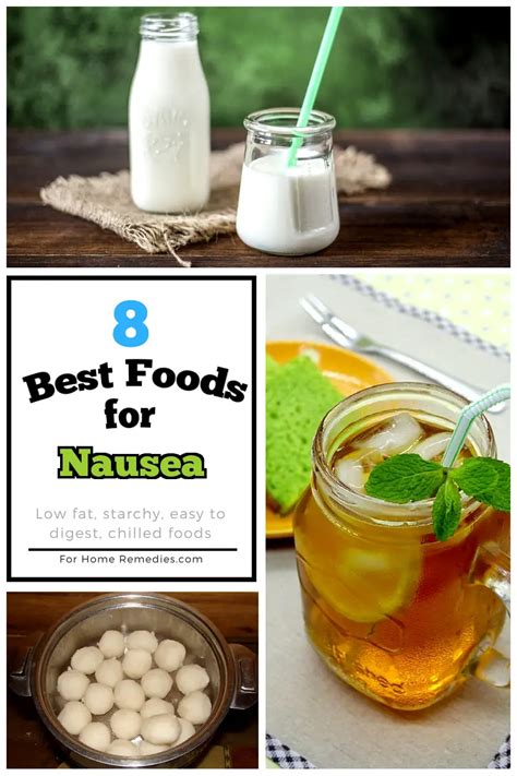 8 Set of Best Foods for Nausea - For Home Remedies