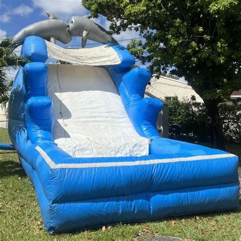 Bounce House Water Slide - 0002 - Creative Party Rental