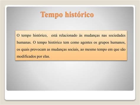 O Que é Historia Ppt