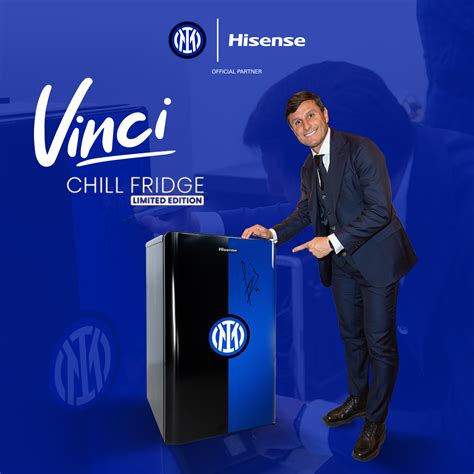 Il Frigorifero Chill Fridge Di Hisense Diventa Nerazzurro