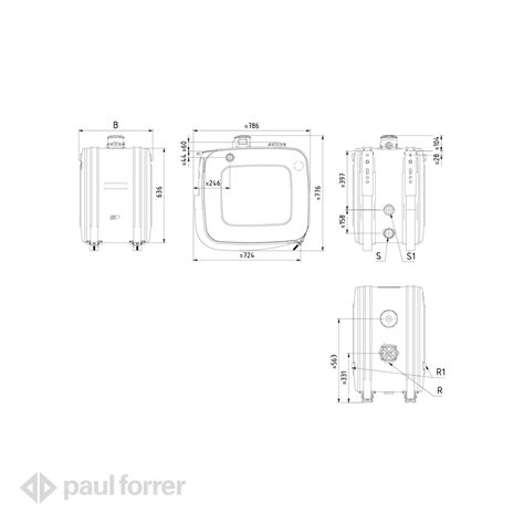 Paul Forrer Ag R Servoir D Huile Hydraulique Padoan Montage Mural