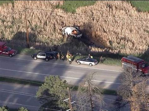 Pickup Truck Veers Off Highway 285 In Morrison And Crashes In Swampy