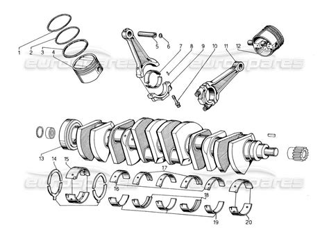 Lamborghini Countach 5000 Qv 1985 Part Diagrams