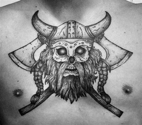 Viking Axe Tattoo Outline 31 viking tattoos to inspire the norse in you