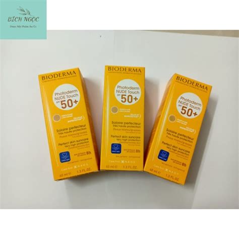 Kem Chống Nắng Bioderma Photoderm Nude Touch SPF 50 40ml dành cho Da Dầu Da Hỗn Hợp bản mới