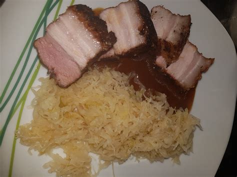 Schweinebauch Auf Sauerkraut Grillforum Und Bbq Grillsportverein De