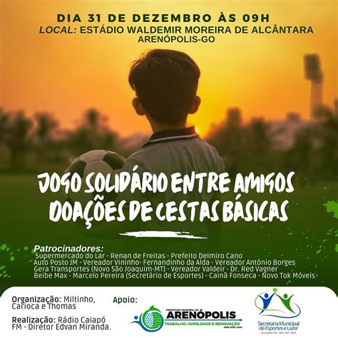 Jogo Solidário Prefeitura Municipal de Arenópolis