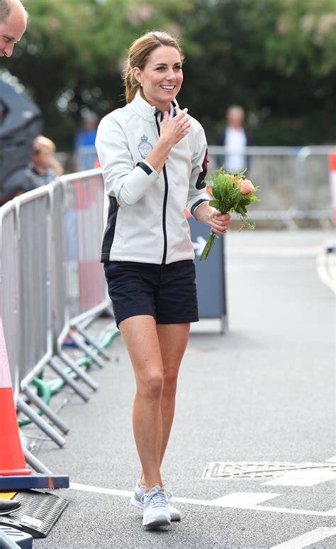 People Got Very Excited To See Kate Middleton Wearing Shorts At The King’s Cup Regatta Glamour