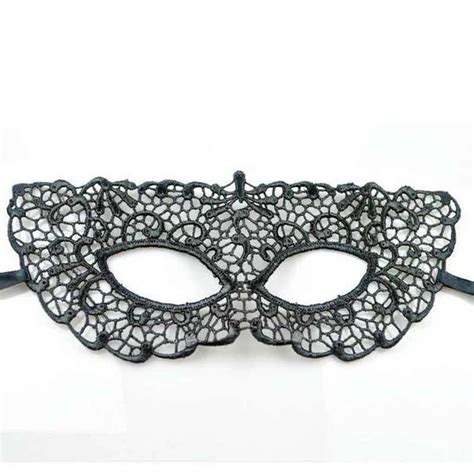 Mask Black Sexy Lace Mask Cutout Eye Mask For Masquerade Party Etsy