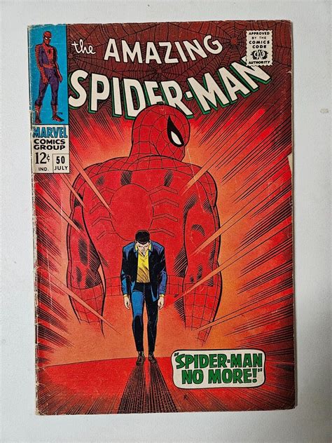 Amazing Spider Man 50 1967 1st Kingpin Vg Spider Man No More Ebay