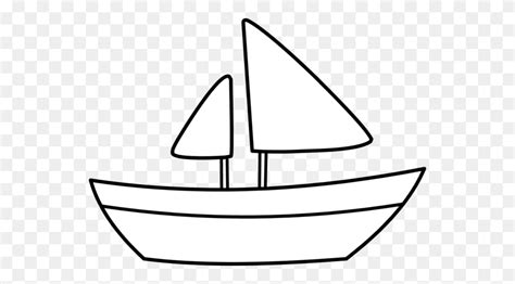 Sailboat Clipart Black And White - Nautical Clipart Black And White ...