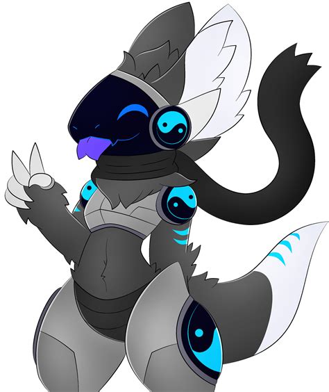 8383 Safe Artist Zinzoa Oc Oc Only Oc Key Fictional Species Mammal Protogen Robot