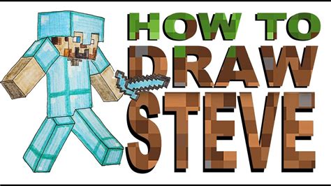 How To Draw Steve Minecraft YouTube