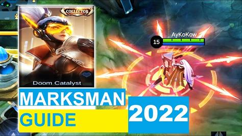 Marksman Ultimate Marksman Guide Mobile Legends Youtube