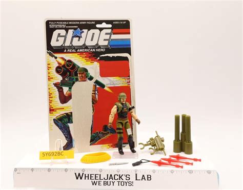 Backblast V1 Complete W Cardback 1989 G I Joe Hasbro Vintage Action