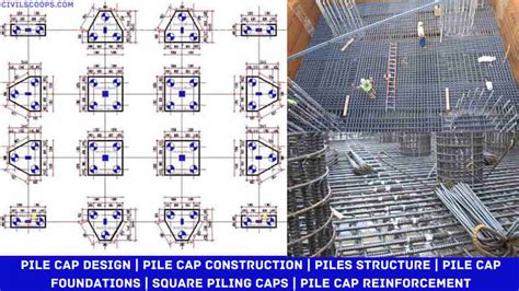 Pile Cap Design | Pile Cap Construction | Piles Structure | Pile Cap ...