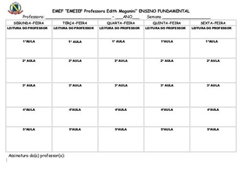 Rotina De Uma Escola De Ensino Fundamental Ensino Relacionado