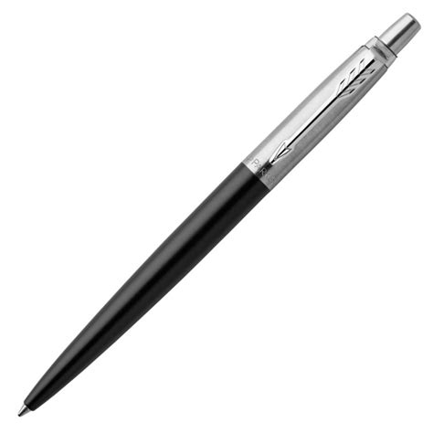 Parker Jotter Ballpoint Pen Bond Street Black Chrome Trim