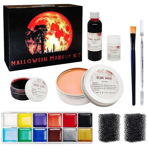 Buy Professional Halloween Sfx Special Effects Makeup Kits Fake Blood