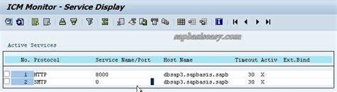 How To Monitor SAP Internet Communication Manager ICM SAP Basis Easy