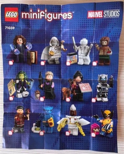 Nieuwe Afbeeldingen Van Lego Marvel Studios Minifigures Series