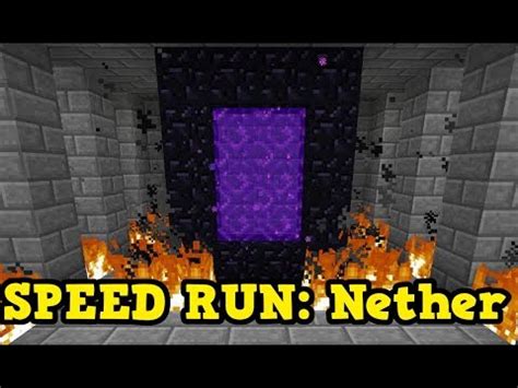 Minecraft Xbox PE SPEED RUN To Nether Portal YouTube