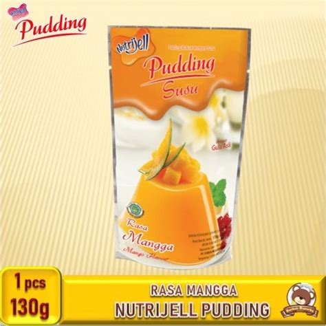 Jual Nutrijell Pudding Rasa Mangga G Powder Bubuk Nutrijel Shopee