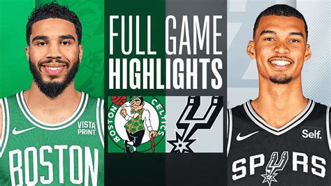 Game Recap Celtics Spurs Youtube