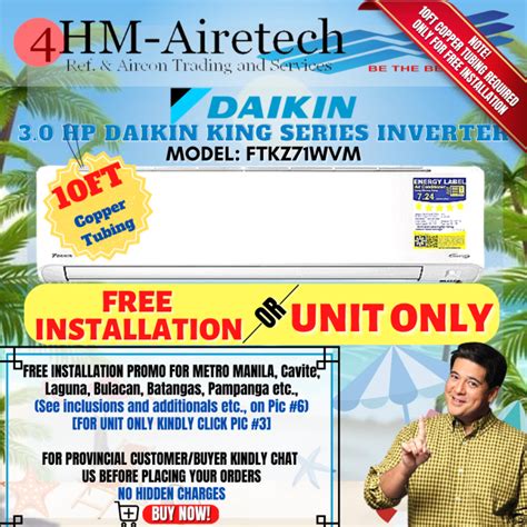 Hm Hp Daikin D Smart King Series Premium Efficiency Model