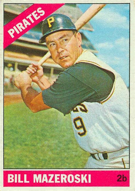 1966 Topps Baseball Bill Mazeroski 210