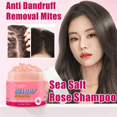 Sea Salt Shampoo Anti Dandruff Shampoo Treat Itchy Scalp Psoriasis