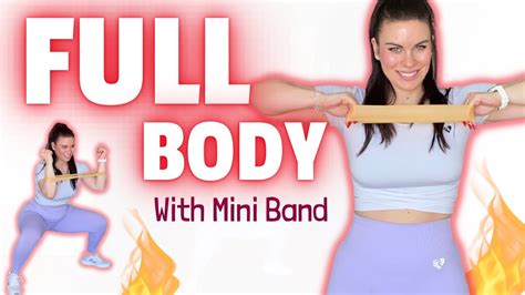 20 Min Energizing Full Body Mini Band Workout Youtube