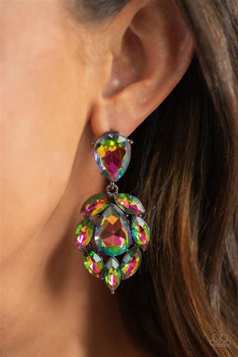 Paparazzi Galactic Go Getter Multi Gem Earrings Carasshop