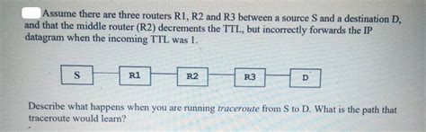 Solved Assume There Are Three Routers R1 R2 And SolutionInn