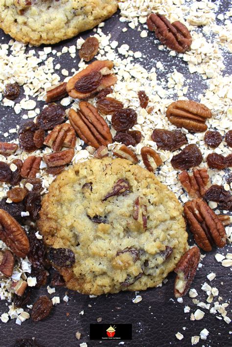 Pecan And Raisin Oatmeal Cookies Lovefoodies