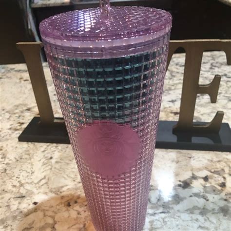 Starbucks Kitchen New Starbucks 22 Venti Pink Grid Tumblerlast One