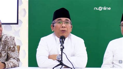 Gus Yahya Slepet Balik Cak Imin Yang Meragukan NU Gak Pernah Jadi