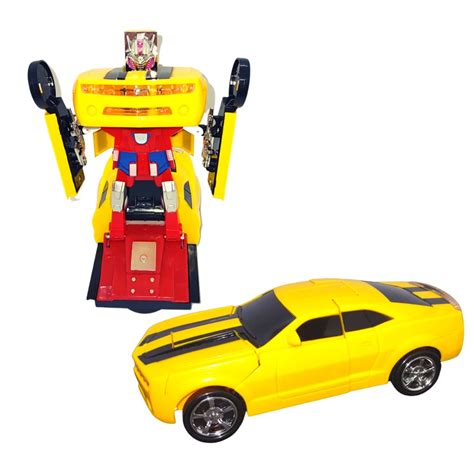 Brinquedo Carro Robo Transformer Camaro Rob Presente Menino Shopee