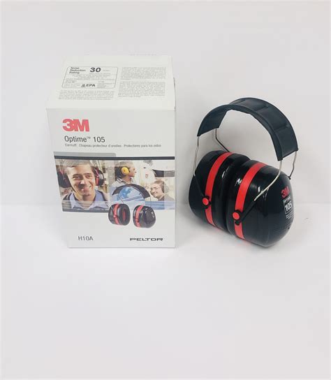 Hearing Protection Ear Muffs 3m Peltor Optime 105 Earmuffs H10a Over The Head 02 H10a