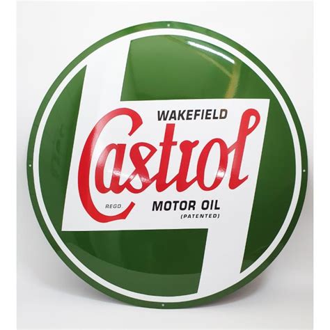 Plaque émaillée Castrol 50cm Produits Emaillés Plaques émaillées